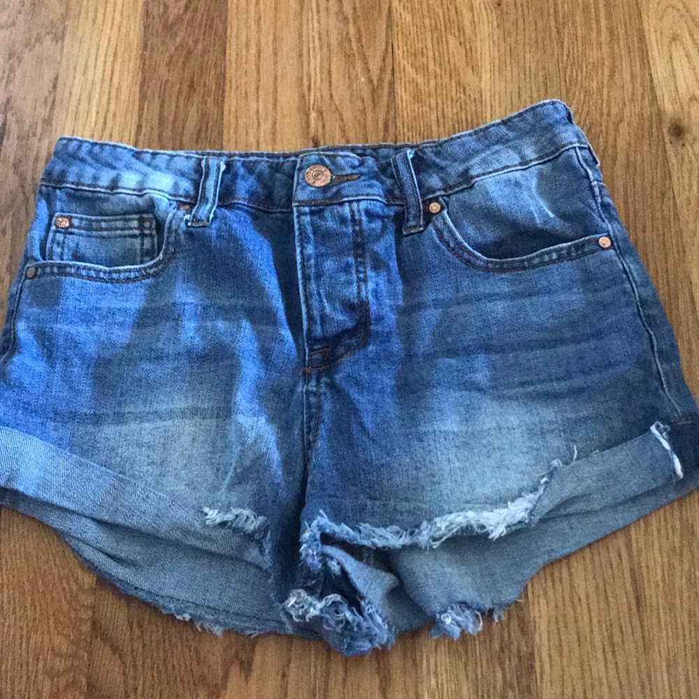 Denim shorts